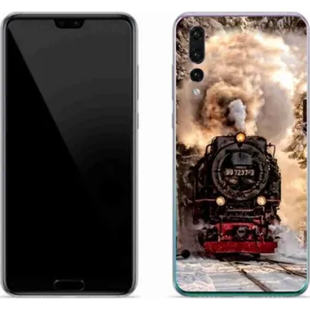 Pouzdro na mobilní telefon Gelový kryt mmCase na mobil Huawei P20 Pro - vlak