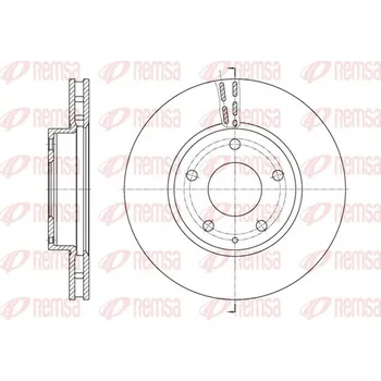 Brzdový kotouč Brzdový kotouč REMSA 61573.10
