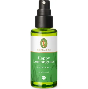 Osvěžovač vzduchu Osvěžovač vzduchu Šťastný Lemongrass 50 ml (Přírodní aroma osvěžovač vzduchu Primavera.... Milujete vůni citrusů? Vůně lemongrass (citrónové trávy) je o něco pikantnější a dobrodružnější, stejně jako země, ve kterých roste.)