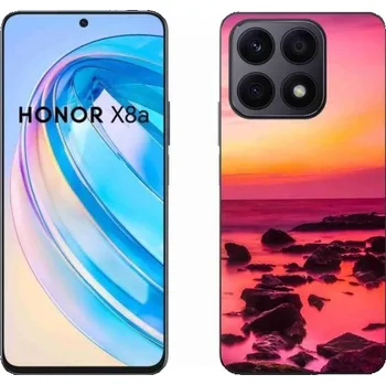 Pouzdro na mobilní telefon Gelový kryt mmCase na mobil Honor X8a - moře a záře