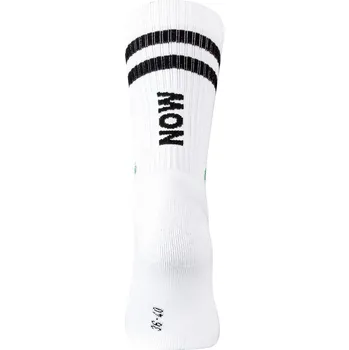Pánské ponožky SINGLE vtipné ponožky John Kiss - NOW 41-46 bílá
