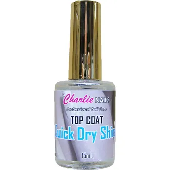 Lak na nehty Charlie Vrchní lak - Quick Dry Shine 15 ml