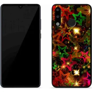 Pouzdro na mobilní telefon Gelový kryt mmCase na mobil Huawei P30 Lite - barevné hvězdičky