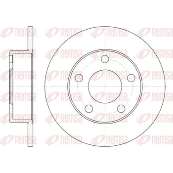 Brzdový kotouč Brzdový kotouč REMSA 6513.00