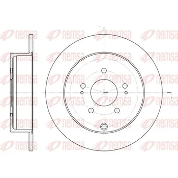 Brzdový kotouč Brzdový kotouč Remsa 6997.00