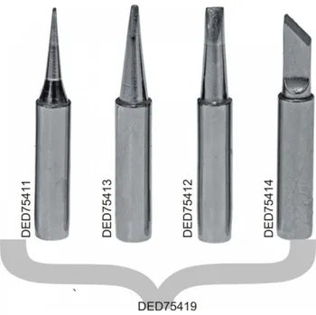 Páječka DEDRA EXIM Dedra DED75413 Měděný hrot bodový pro pájku sada 2ks