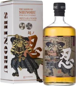 Whisky Shinobu Pure Malt Whisky Mizunara Oak Finish 43 % 0,7 l 