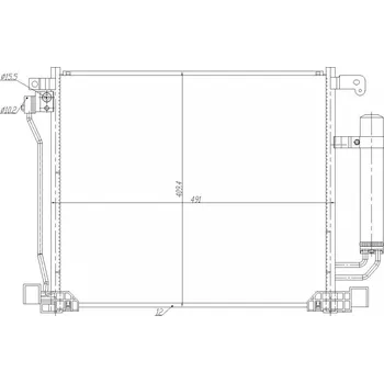 Chladič motoru Chladič klimatizace Nissan Juke 10- 92100BA61A HART