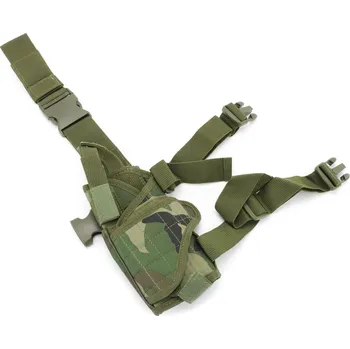 Sportovní střelba Imperator Tactical Taktické stehenní pouzdro na pistoli, levé - Woodland