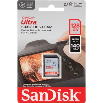 Paměťová karta SanDisk Ultra SDXC UHS-I 128GB 150MB/s SDSDUNB-128G-GN6IN