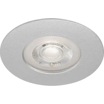 Koupelnové svítidlo BRILONER LED vestavné svítidlo, pr. 9 cm, 4,9 W, matný chrom IP44 BRI 7047-014