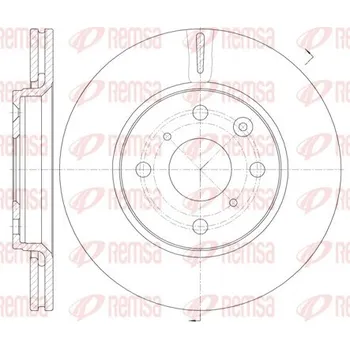 Brzdový kotouč Brzdový kotouč REMSA 61003.10