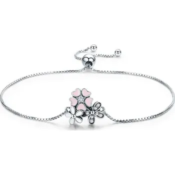 Náramek Dámský stříbrný náramek LILY Ag 925