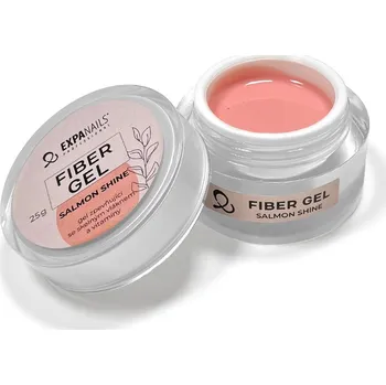 Umělé nehty UV/LED gel Fiber - Salmon shine 15 g - zpevňující