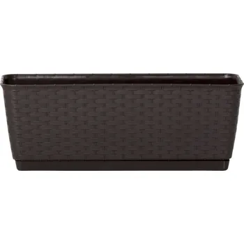 Truhlík Prosperplast Truhlík s miskou RATOLLA P 40 cm - barva: umbra