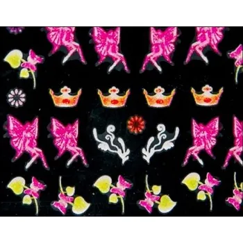 Umělé nehty Zdobení - Víla a korunky