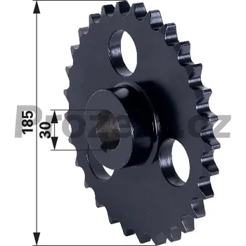Auto-moto Řetězové kolo pro John Deere, 29 zubů, 185/30 mm, AZ49247