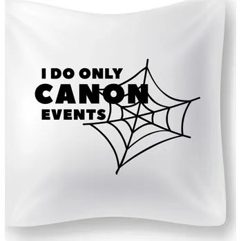 Dekorativní polštářek Polštářek - I do only canon event (spiderman)
