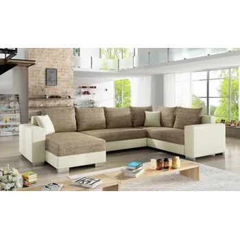 Sedací souprava ImportWorld Rohová rozkládací sedací souprava Clemence - Berlin 03 / Soft 33 (barva potahu) - levá