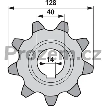 Auto-moto Řetězové kolo pro Claas, 6704890