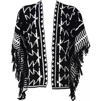 Dámský svetr Dámský kardigan 9228 - FPrice černo - bílá uni