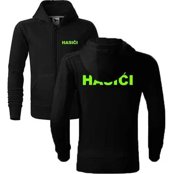 Pánská mikina Trendy mikina HASIČI Barva: Černá, Velikost: XL