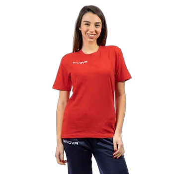 Pánské tričko tričko givova Fresh červená 0012 3XS