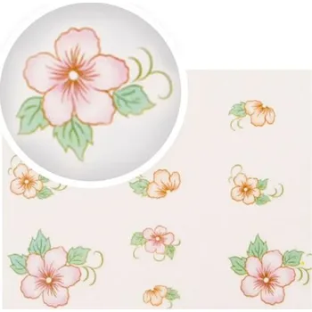 Vodoobtisky - Květiny barevné