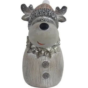 Vánoční dekorace Dekorace sob s LED osvětlením X5245