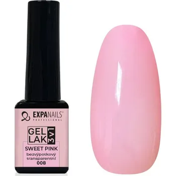 Lak na nehty UV/LED Gel lak 3v1 - Sweet Pink transparent 5 ml