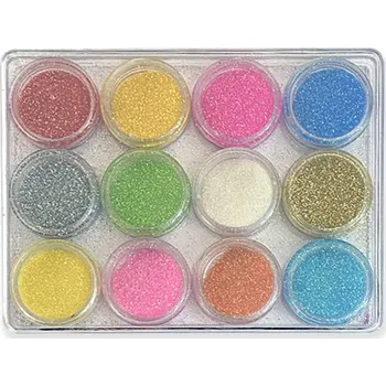 Třpytky - sada mix 12ks