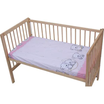 Prostěradlo Prostěradlo do postýlky - Scarlett Toro - 120 x 60 cm - růžová