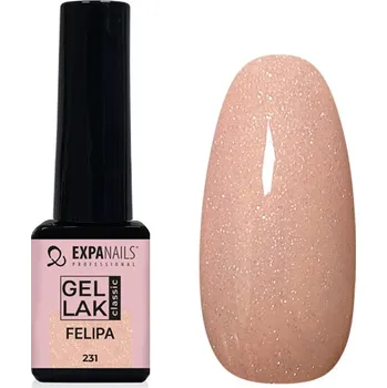 Lak na nehty UV/LED Gel lak - Felipa třpyt 5 ml