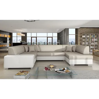 Sedací souprava ImportWorld Rohová rozkládací sedací souprava Axelle - Dora 21 / Soft 17 (barva potahu) - pravá