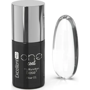 Lak na nehty One Coat Base+Fiber Multifunction 01 - 7g Pink Fog