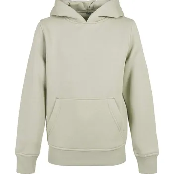 Chlapecká mikina Dětská teplá mikina klokanka s velkou kapsou Build Your Brand 300g/m Barva: šalvějová světlá, Velikost: 158/164 BY117