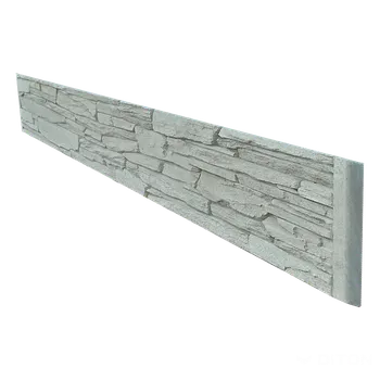 Příslušenství pro plot DITON Plotový systém QUICK WALL STONE Velikost: 207 x 7 x 40, Varianta: Quick wall stone - plotová výplň oboustranná přírodní, Povrch: natur, reliéfní