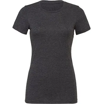 Dámské tričko Bella+Canvas Dámské lehké prodloužené tričko Bella Favorite Barva: šedá tmavá melír, Velikost: S BL6004