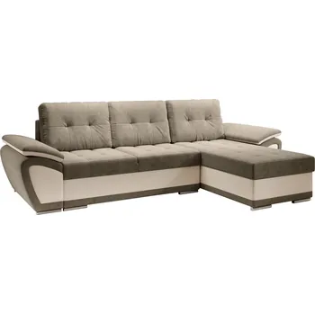 Sedací souprava Tempo Kondela Elik (béžová ekokůže + orinoco 24) (P)