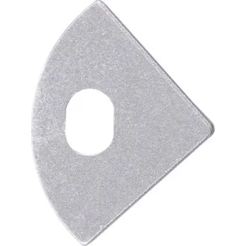 LED lišta MCLED Koncovka pro RS2 s otvorem, stříbrná barva ML-762.041.74.1