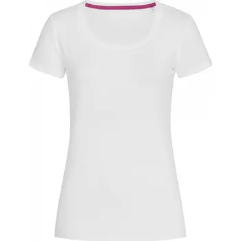 Stedman Módní strečové dámské tričko Claire se širokým výstřihem Barva: Bílá, Velikost: S S9700