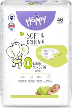 Plena Bella Happy Soft&Delicate 0 Before Newborn 2 kg 46 ks