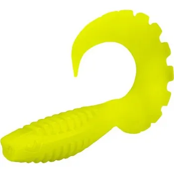 Rybářský háček 5ks - Gumová Nástraha Delphin TWISTA UVs 10cm Yella