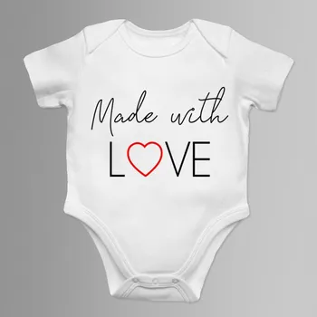 Žertovný předmět Made with love - dětské body s potiskem