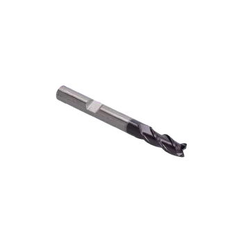 KOVIAN, s.r.o. válcová fréza Ø6mm, HSSCo8, DIN 844K, TiAlN povlak, válcový dřík s destičkou (Weldon) dle DIN 1835 B