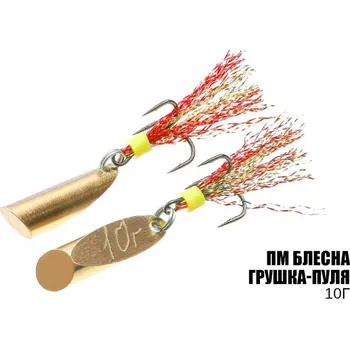 Umělá nástraha Nástraha Prof Montazh "Grushka-Bullet" Zlatá 10g