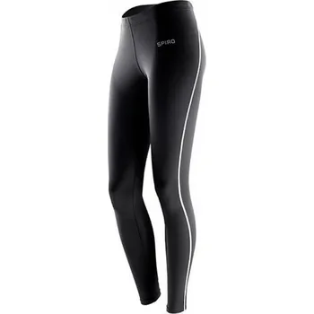 Dámské legíny Měkké dámské rychleschnoucí strečové legíny Spiro Barva: Černá, Velikost: M/L RT251F