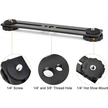 Lišta pro montáž dvou kamer nebo příslušenství