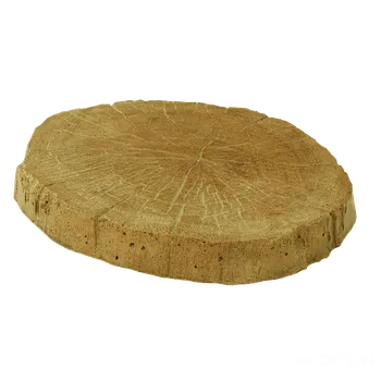 Venkovní dlažba DITON Nášlap NATUR PATINA Velikost: Ø 37 × 4, Varianta: Nášlap Smrk 37 cm světlý, Povrch: natur, reliéfní