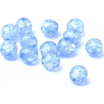 Dětské navlékací korálky CZ Skleněné korálky praskačky 8mm, barva 00030/85501/34307